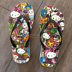Tokidoki Hello Kitty Flip Flops